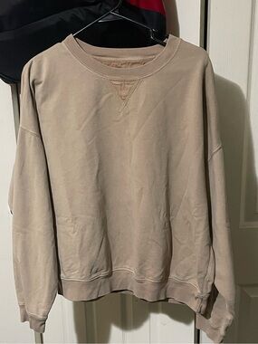 American Eagle Outfitters Taupe Crewneck Sweatshirt